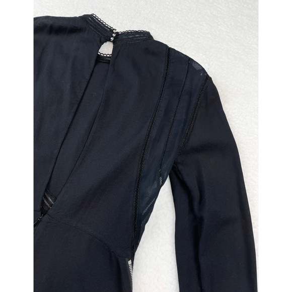 3.1 PHILLIP LIM • Black Cutout Long Sleeve Blouse, 0 - Picture 12 of 16